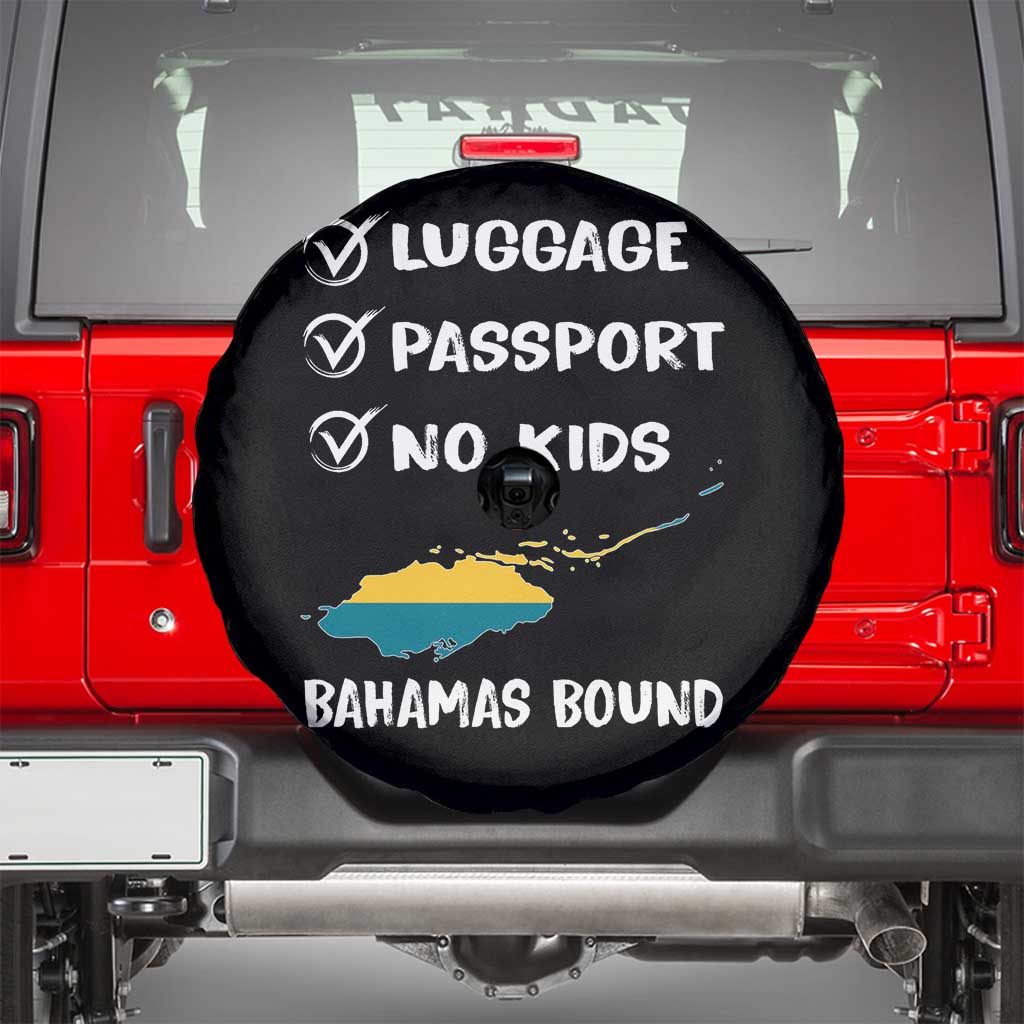 Bahamas Vacation Spare Tire Cover Funny Tropical Island Summer Travel - Wonder Print Shop