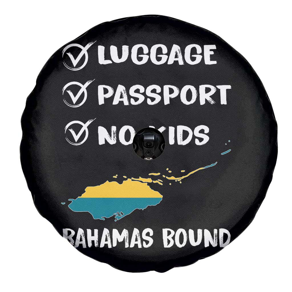 Bahamas Vacation Spare Tire Cover Funny Tropical Island Summer Travel - Wonder Print Shop