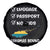 Bahamas Vacation Spare Tire Cover Funny Tropical Island Summer Travel - Wonder Print Shop