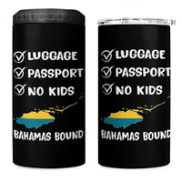 Bahamas Vacation 4 in 1 Can Cooler Tumbler Funny Tropical Island Summer Travel - Wonder Print Shop