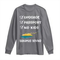 Bahamas Vacation Long Sleeve Shirt Funny Tropical Island Summer Travel - Wonder Print Shop