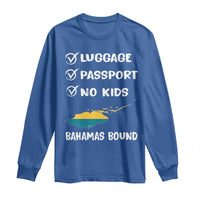 Bahamas Vacation Long Sleeve Shirt Funny Tropical Island Summer Travel - Wonder Print Shop