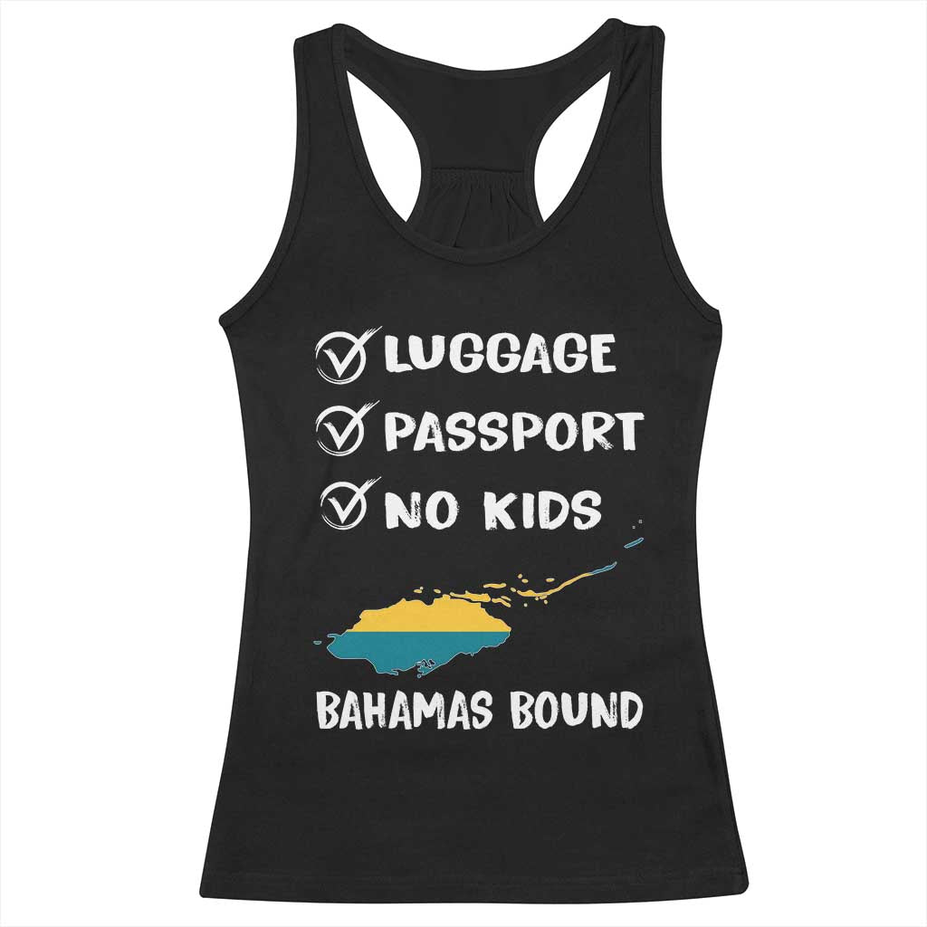 Bahamas Vacation Racerback Tank Top Funny Tropical Island Summer Travel - Wonder Print Shop