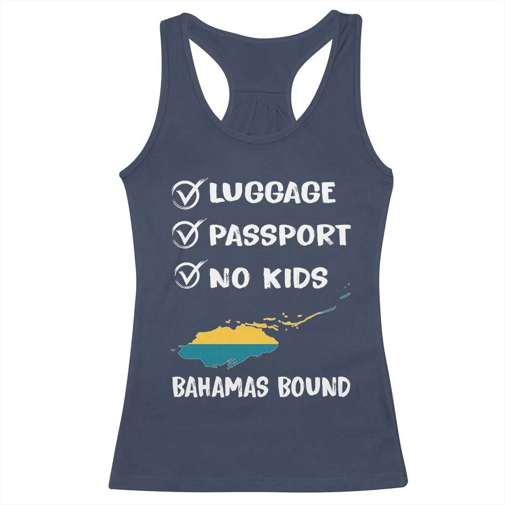 Bahamas Vacation Racerback Tank Top Funny Tropical Island Summer Travel - Wonder Print Shop