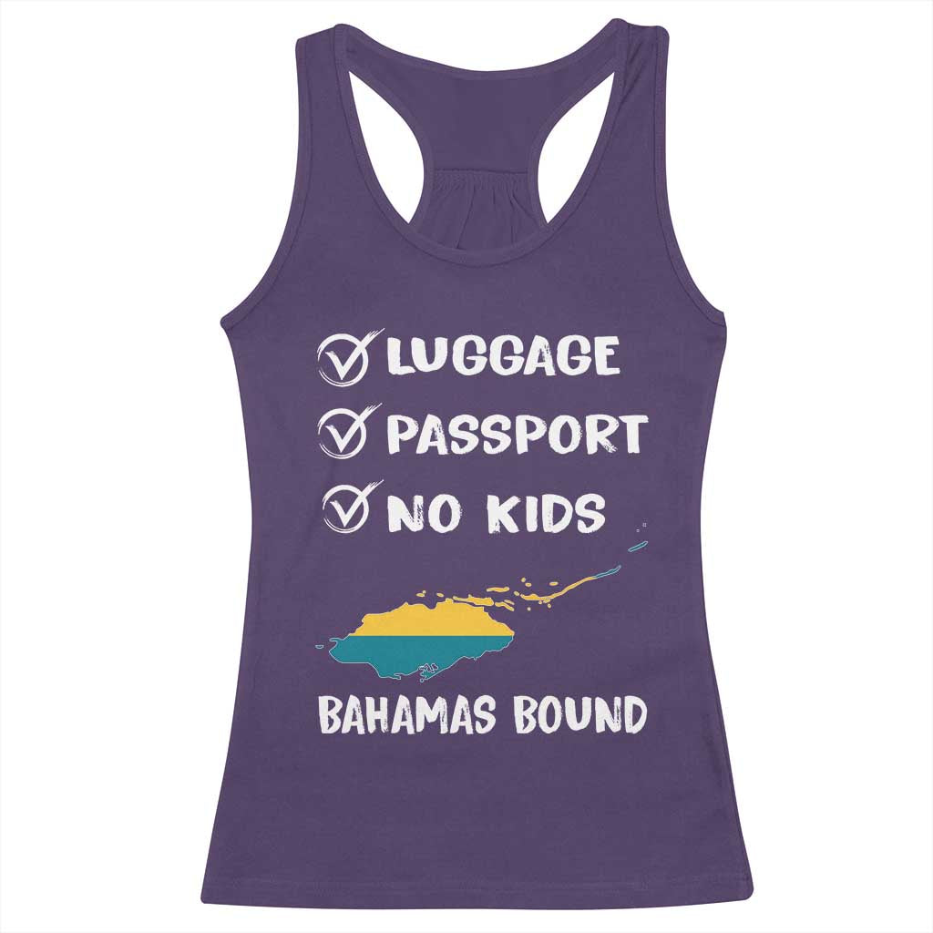 Bahamas Vacation Racerback Tank Top Funny Tropical Island Summer Travel - Wonder Print Shop