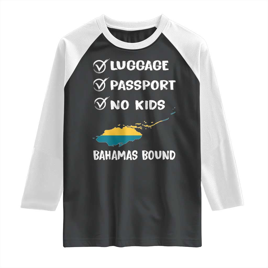 Bahamas Vacation Raglan Shirt Funny Tropical Island Summer Travel - Wonder Print Shop