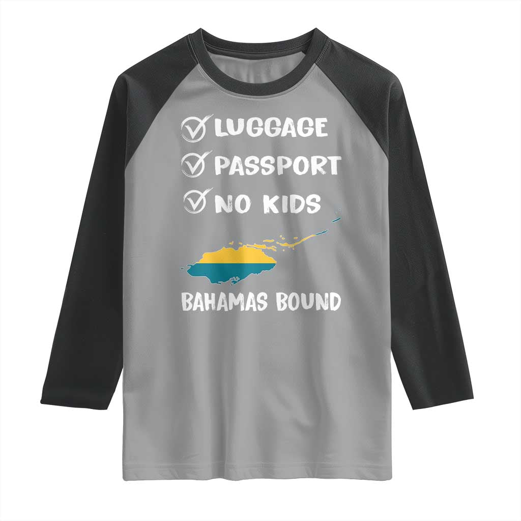 Bahamas Vacation Raglan Shirt Funny Tropical Island Summer Travel - Wonder Print Shop