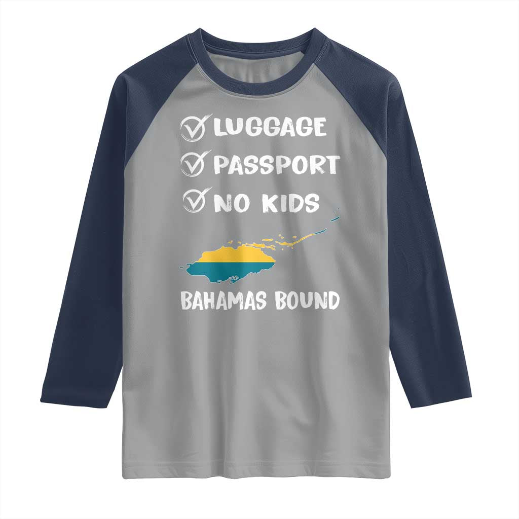 Bahamas Vacation Raglan Shirt Funny Tropical Island Summer Travel - Wonder Print Shop