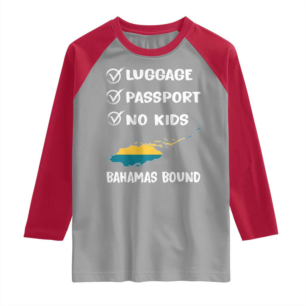 Bahamas Vacation Raglan Shirt Funny Tropical Island Summer Travel - Wonder Print Shop