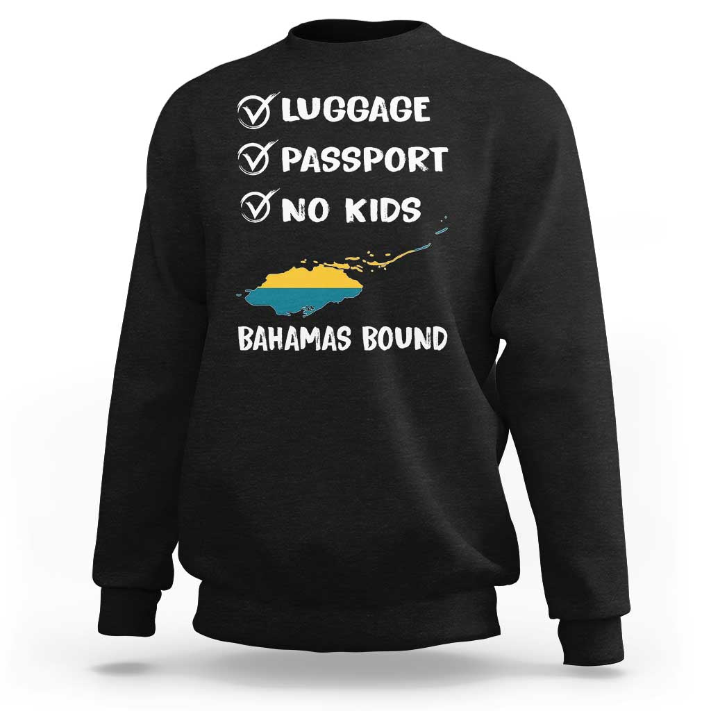 Bahamas Vacation Sweatshirt Funny Tropical Island Summer Travel - Wonder Print Shop