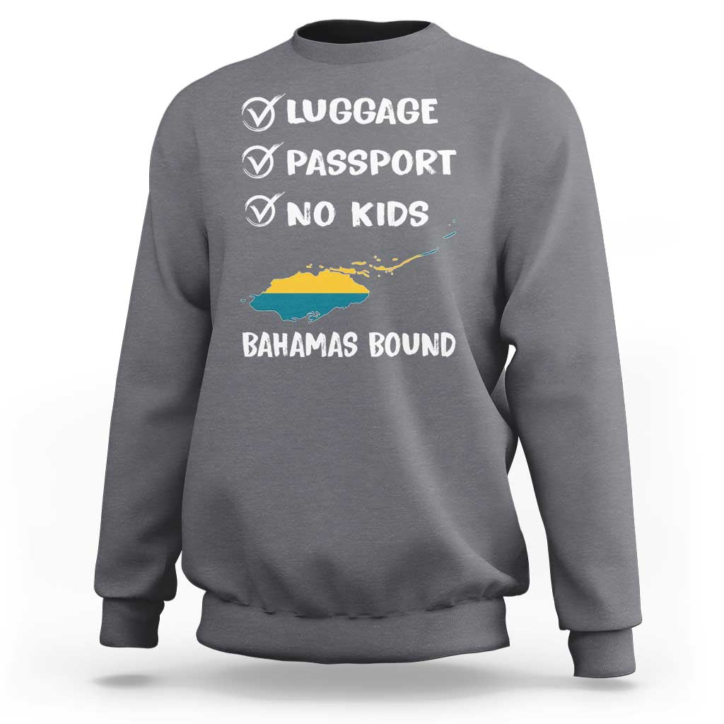 Bahamas Vacation Sweatshirt Funny Tropical Island Summer Travel - Wonder Print Shop