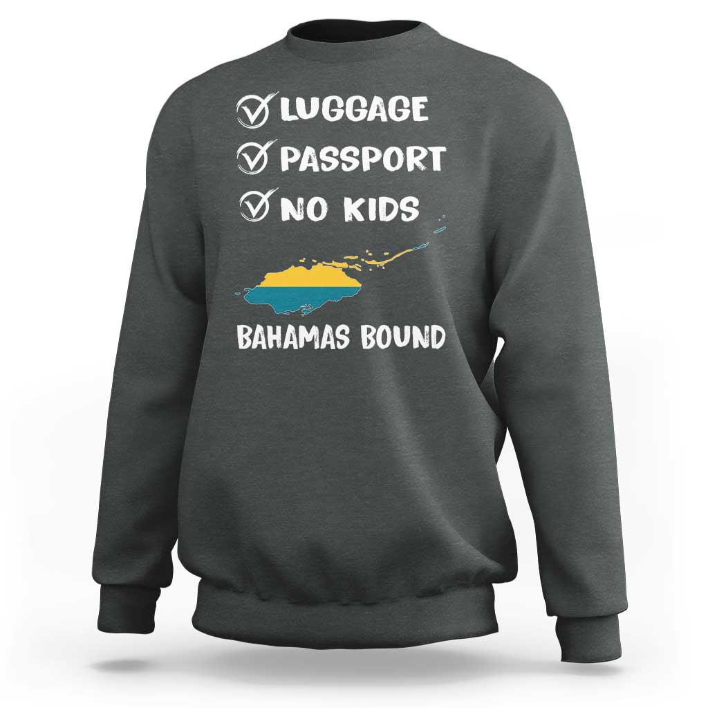 Bahamas Vacation Sweatshirt Funny Tropical Island Summer Travel - Wonder Print Shop