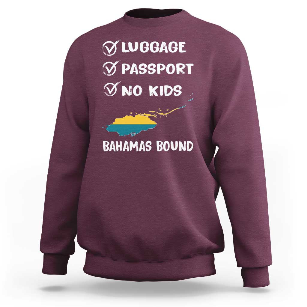 Bahamas Vacation Sweatshirt Funny Tropical Island Summer Travel - Wonder Print Shop