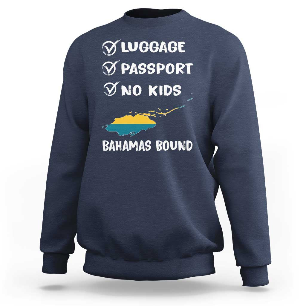 Bahamas Vacation Sweatshirt Funny Tropical Island Summer Travel - Wonder Print Shop