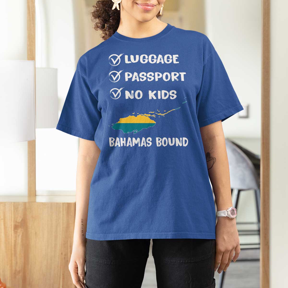 Bahamas Vacation T Shirt For Women Funny Tropical Island Summer Travel - Wonder Print Shop
