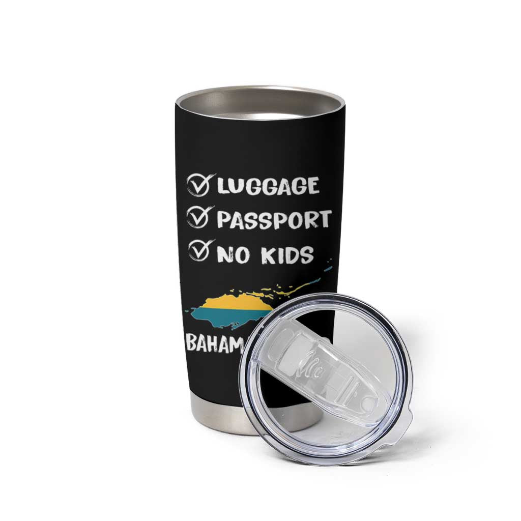 Bahamas Vacation Tumbler Cup Funny Tropical Island Summer Travel - Wonder Print Shop