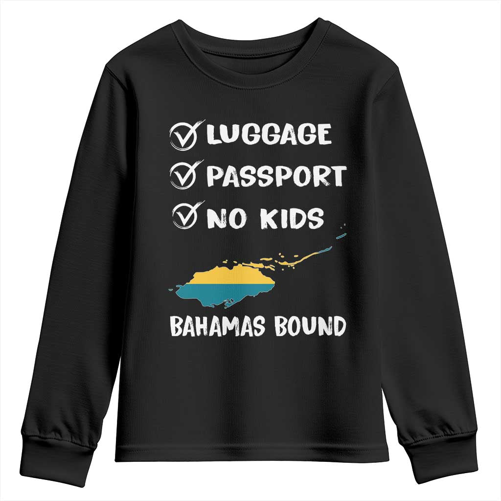 Bahamas Vacation Youth Sweatshirt Funny Tropical Island Summer Travel - Wonder Print Shop