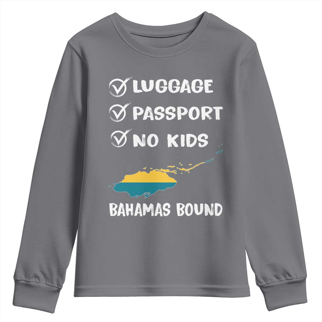 Bahamas Vacation Youth Sweatshirt Funny Tropical Island Summer Travel - Wonder Print Shop