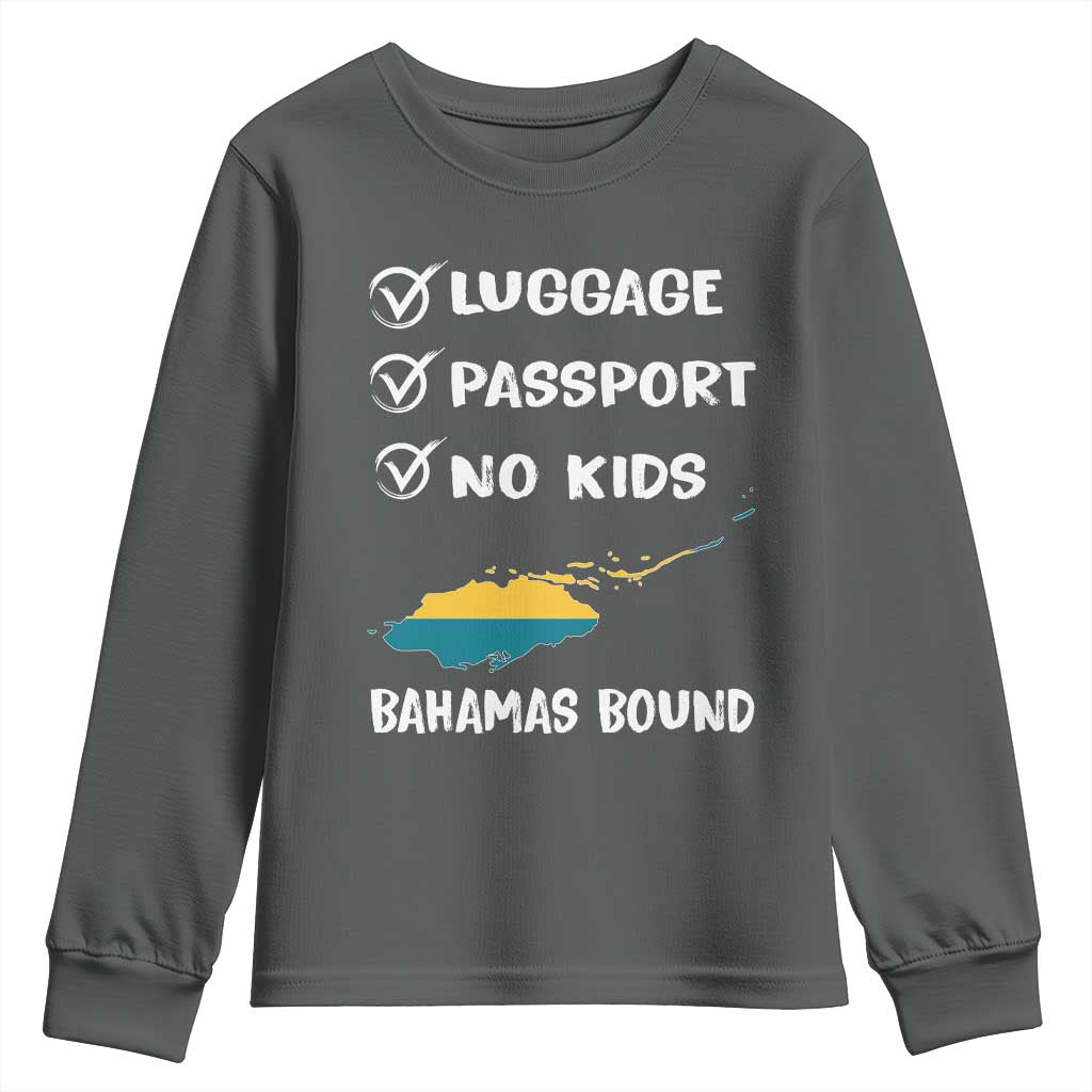 Bahamas Vacation Youth Sweatshirt Funny Tropical Island Summer Travel - Wonder Print Shop
