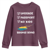 Bahamas Vacation Youth Sweatshirt Funny Tropical Island Summer Travel - Wonder Print Shop