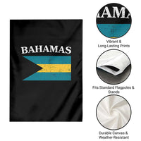 Bahamas Flag Garden Flag Retro Vintage Bahamian Gifts - Wonder Print Shop