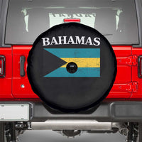 Bahamas Flag Spare Tire Cover Retro Vintage Bahamian Gifts - Wonder Print Shop