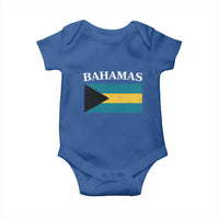 Bahamas Flag Baby Onesie Retro Vintage Bahamian Gifts - Wonder Print Shop