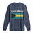 Bahamas Flag Long Sleeve Shirt Retro Vintage Bahamian Gifts - Wonder Print Shop