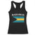 Bahamas Flag Racerback Tank Top Retro Vintage Bahamian Gifts - Wonder Print Shop