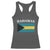 Bahamas Flag Racerback Tank Top Retro Vintage Bahamian Gifts - Wonder Print Shop