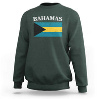 Bahamas Flag Sweatshirt Retro Vintage Bahamian Gifts - Wonder Print Shop