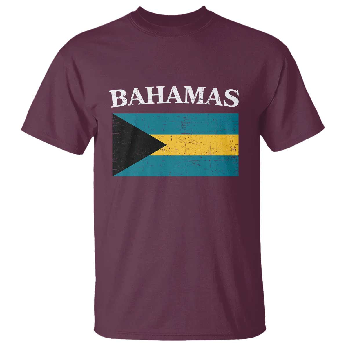 Bahamas Flag T Shirt Retro Vintage Bahamian Gifts - Wonder Print Shop