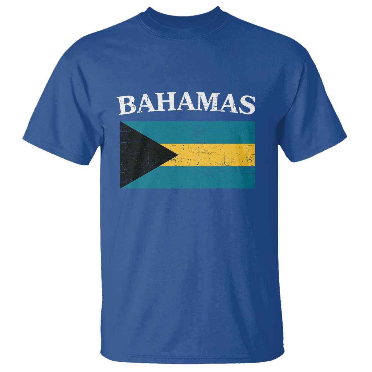 Bahamas Flag T Shirt Retro Vintage Bahamian Gifts - Wonder Print Shop