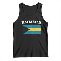 Bahamas Flag Tank Top Retro Vintage Bahamian Gifts - Wonder Print Shop