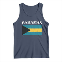 Bahamas Flag Tank Top Retro Vintage Bahamian Gifts - Wonder Print Shop