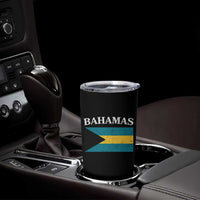 Bahamas Flag Tumbler Cup Retro Vintage Bahamian Gifts - Wonder Print Shop