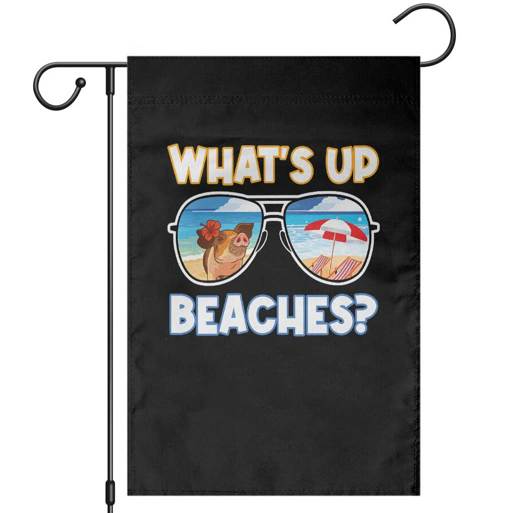 Bahamas Swimming Pigs Garden Flag Pig Swim Caribbean Beach Summer Vacation - Wonder Print Shop