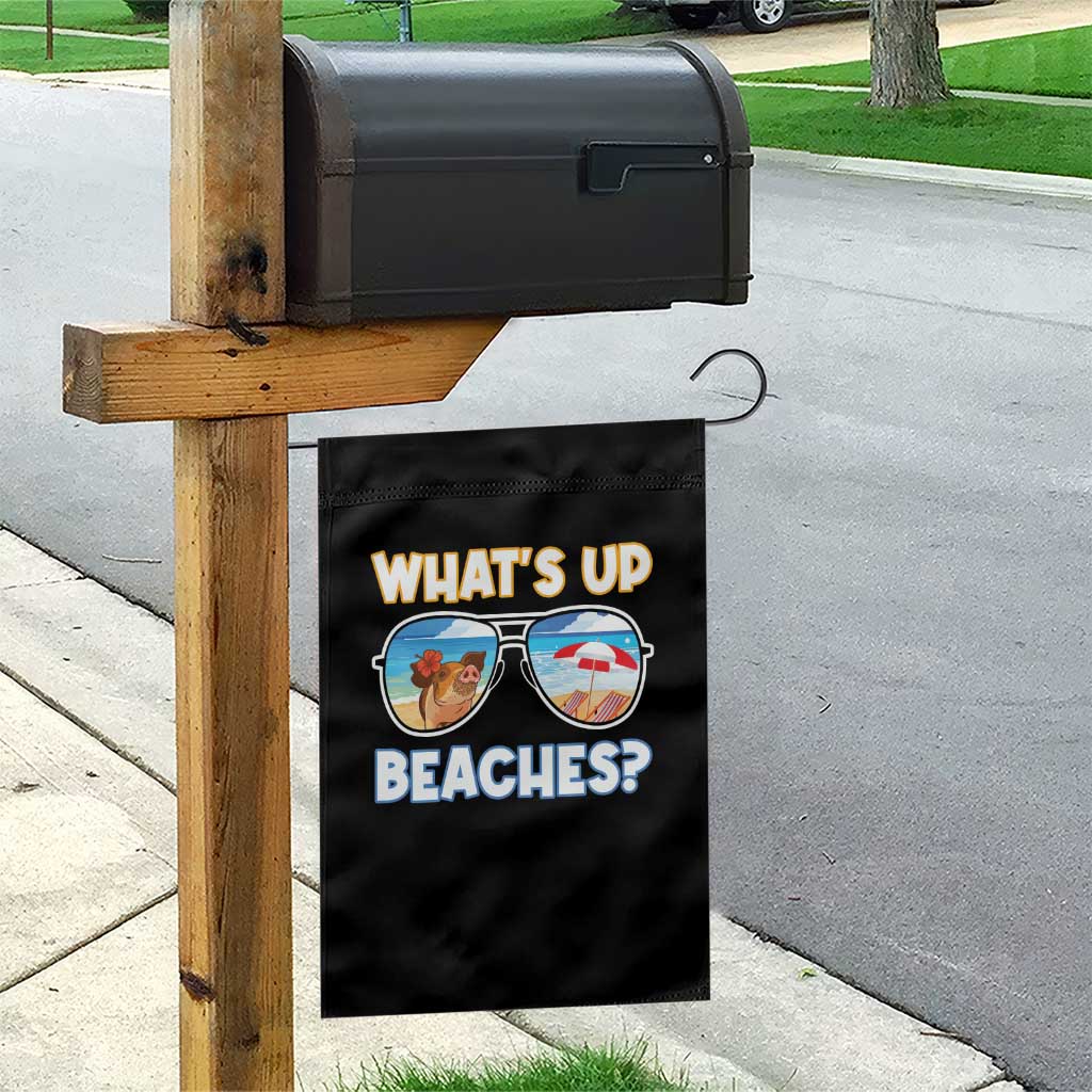 Bahamas Swimming Pigs Garden Flag Pig Swim Caribbean Beach Summer Vacation - Wonder Print Shop