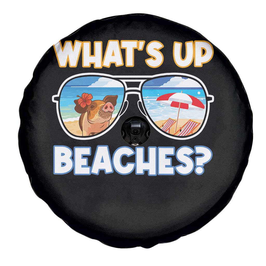 Bahamas Swimming Pigs Spare Tire Cover Pig Swim Caribbean Beach Summer Vacation - Wonder Print Shop