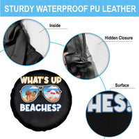 Bahamas Swimming Pigs Spare Tire Cover Pig Swim Caribbean Beach Summer Vacation - Wonder Print Shop