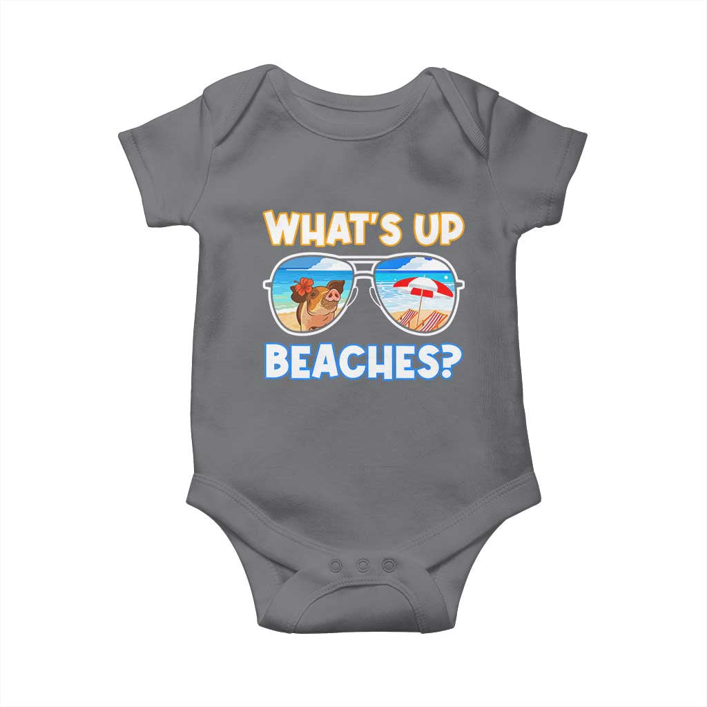 Bahamas Swimming Pigs Baby Onesie Pig Swim Caribbean Beach Summer Vacation - Wonder Print Shop