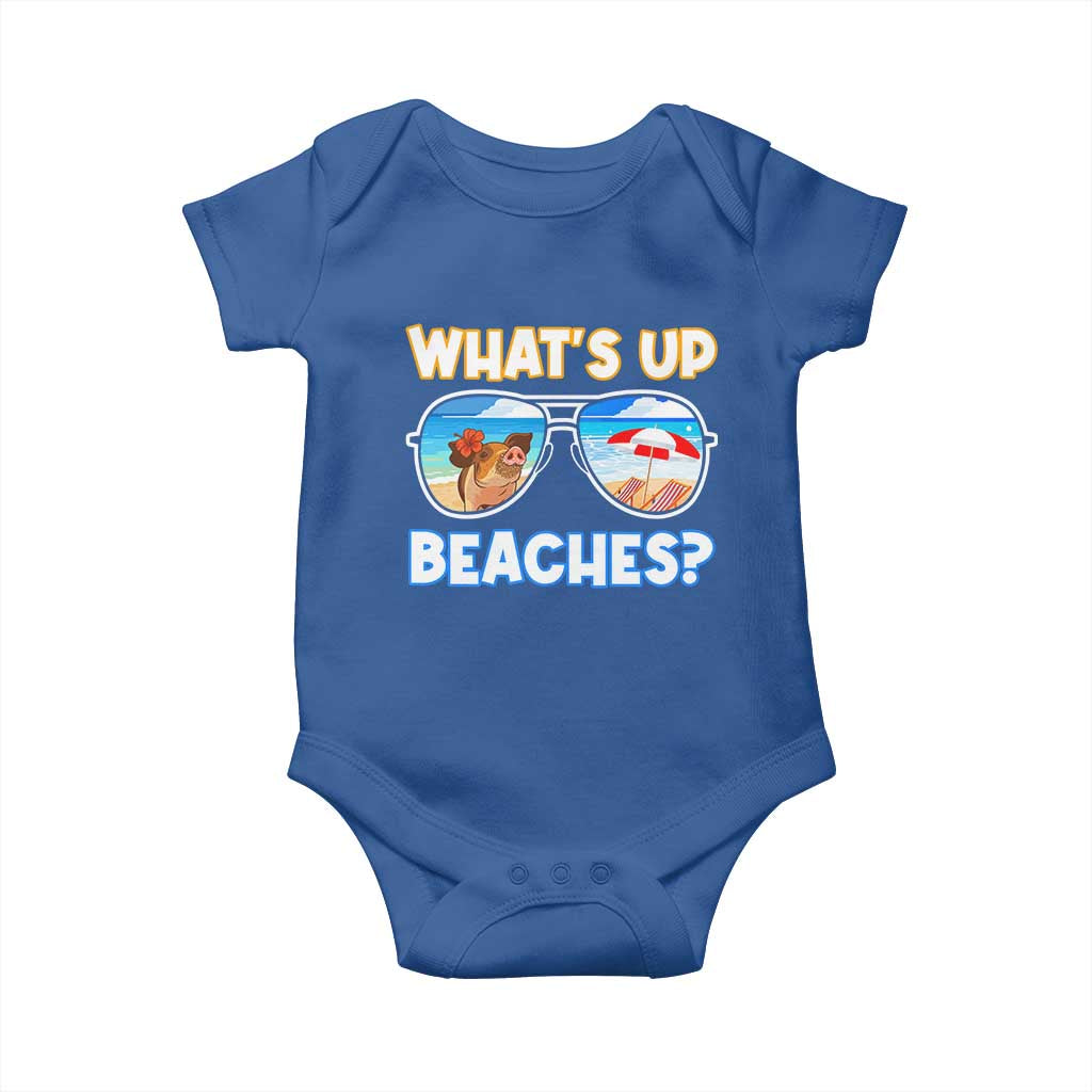 Bahamas Swimming Pigs Baby Onesie Pig Swim Caribbean Beach Summer Vacation - Wonder Print Shop