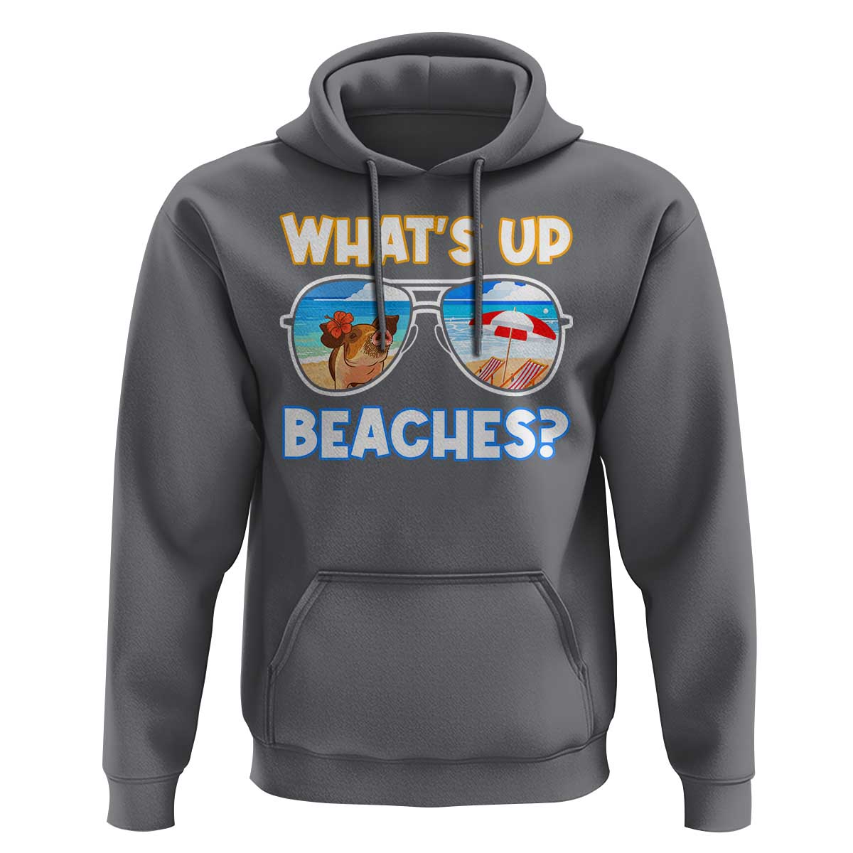 Bahamas Swimming Pigs Hoodie Pig Swim Caribbean Beach Summer Vacation - Wonder Print Shop