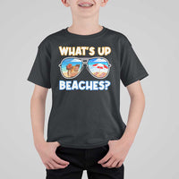 Bahamas Swimming Pigs T Shirt For Kid Pig Swim Caribbean Beach Summer Vacation - Wonder Print Shop
