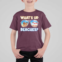 Bahamas Swimming Pigs T Shirt For Kid Pig Swim Caribbean Beach Summer Vacation - Wonder Print Shop