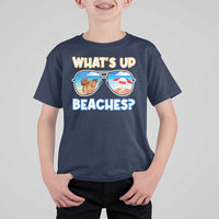 Bahamas Swimming Pigs T Shirt For Kid Pig Swim Caribbean Beach Summer Vacation - Wonder Print Shop