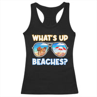 Bahamas Swimming Pigs Racerback Tank Top Pig Swim Caribbean Beach Summer Vacation - Wonder Print Shop