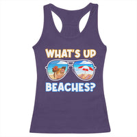 Bahamas Swimming Pigs Racerback Tank Top Pig Swim Caribbean Beach Summer Vacation - Wonder Print Shop