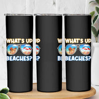 Bahamas Swimming Pigs Skinny Tumbler Pig Swim Caribbean Beach Summer Vacation - Wonder Print Shop