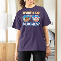 Bahamas Swimming Pigs T Shirt For Women Pig Swim Caribbean Beach Summer Vacation - Wonder Print Shop